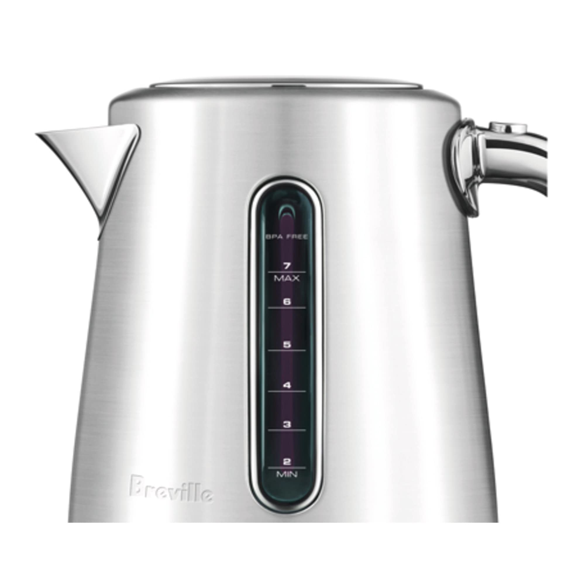 Breville BKE845BSS Smart Kettle Luxe Water Heater, 7 Cup, Brushed Stainless Steel