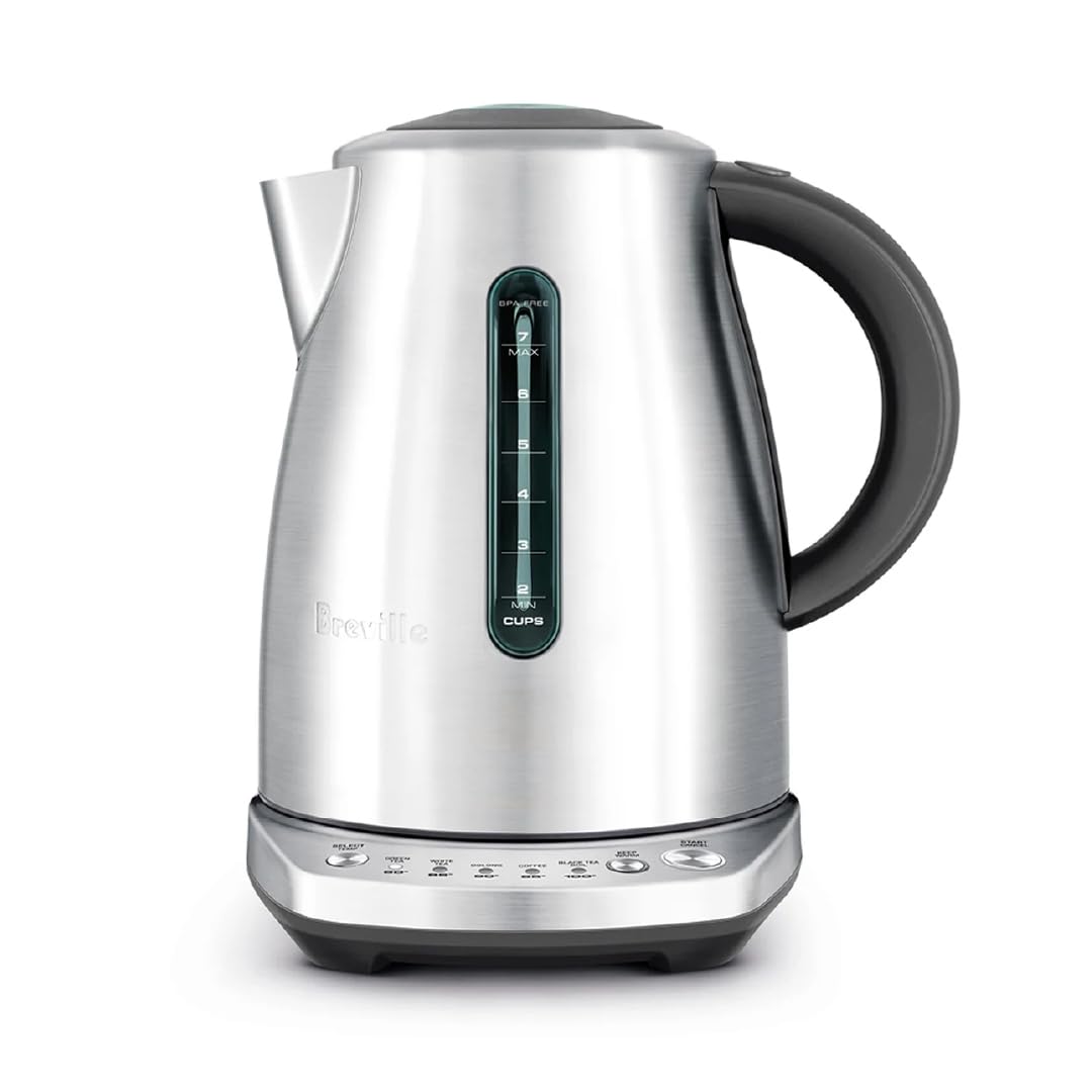 Breville BKE720BSS Temp Select Hot Water Kettle, 57 oz, Brushed Stainless Steel