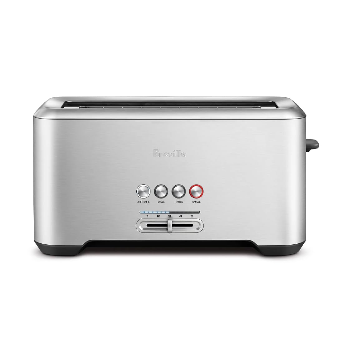 Breville BTA730XL Bit More Toaster, 4 Slice, Brushed Stainless Steel