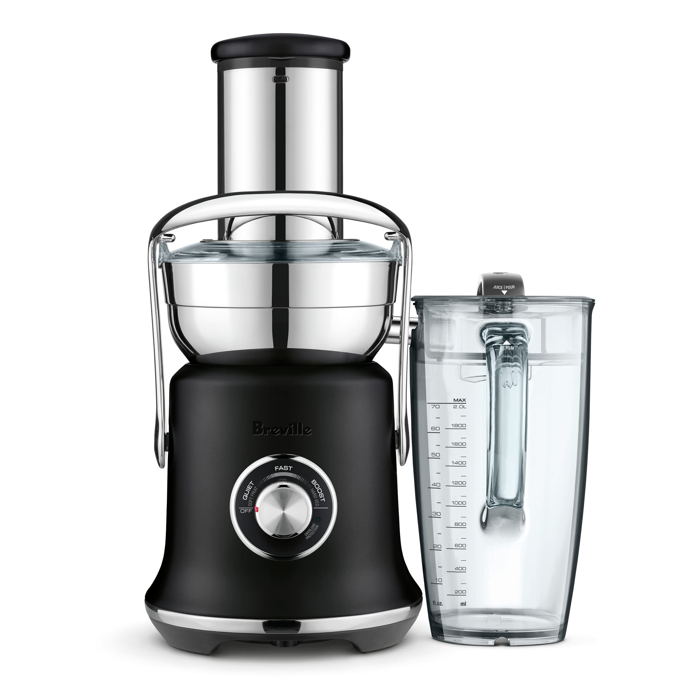 Breville BJE830BTR Juice Fountain Cold XL, 70 fl oz, Black Truffle