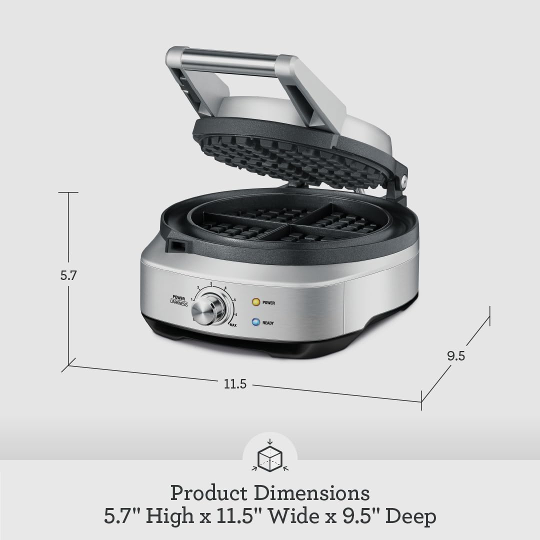 Breville No-Mess Classic Waffle Maker BWM520XL