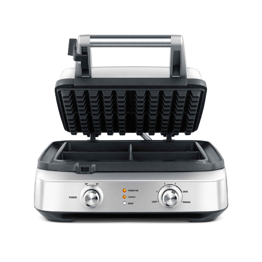 Breville Smart Waffle Maker BWM604BSS, 4 Slice