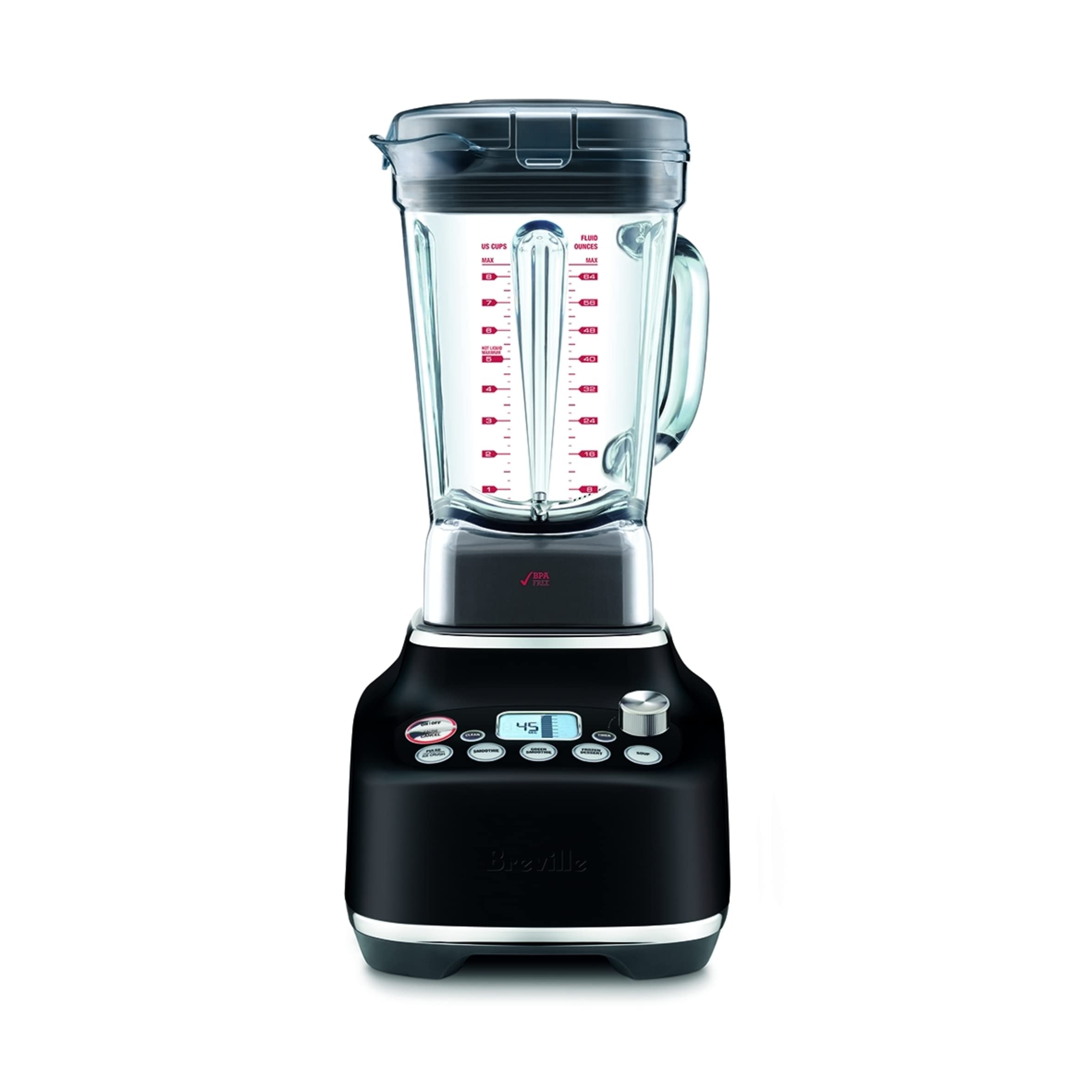 Breville BBL920BTR Super Q Commercial-Grade Home Blender, Black Truffle