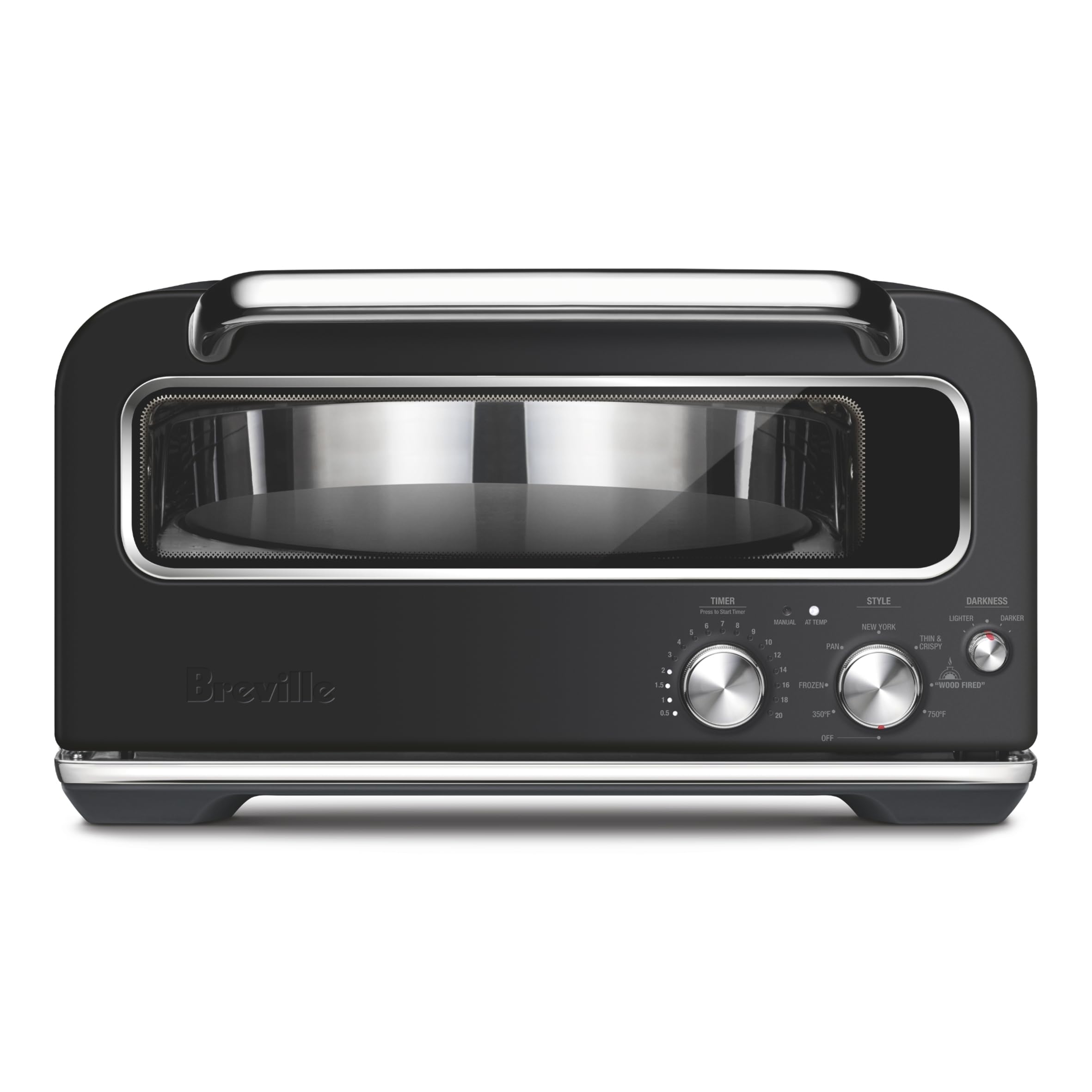 Breville BPZ820BTR Smart Oven Pizzaiolo Countertop Pizza Maker, Black Truffle